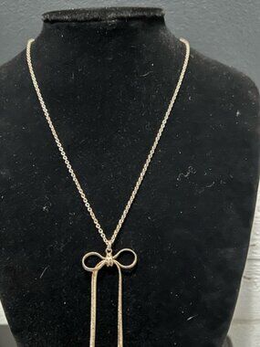 ✨ Gold Plated Dainty Bow Necklace ✨